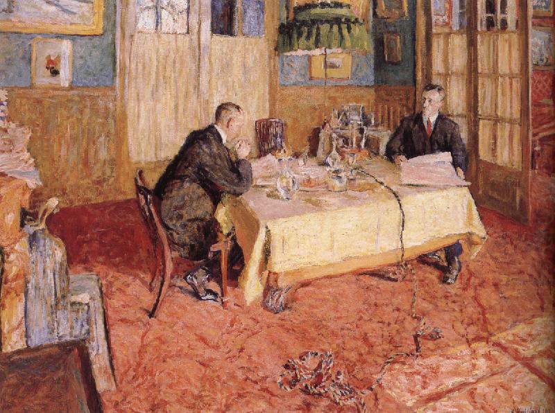 Edouard Vuillard In the office china oil painting image